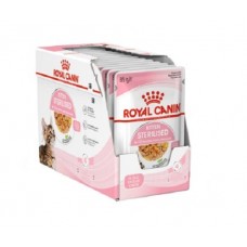 Royal Canin Kitten Sterilised Wet Food Box Jelly  (12 pouches)