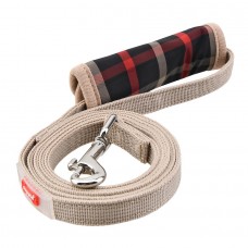 Puppia Leash Check Brown