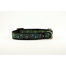 Soapy Moose  Peacock Blue  Dog Collar Large