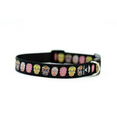 Soapy Moose Skulls  Dog Collar  Medium