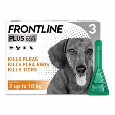 Frontline Plus Spot-On for Dogs 2-10kg (1 Pipette)